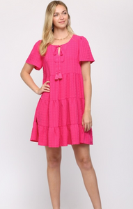 Woven Tiered Dress