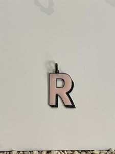 Madison Hayes - Pink Shadow Initial Pendant