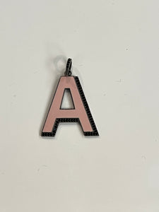 Madison Hayes - Pink Shadow Initial Pendant