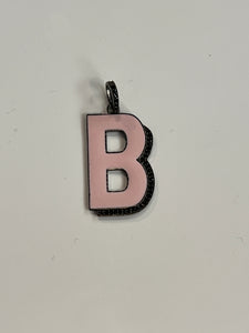 Madison Hayes - Pink Shadow Initial Pendant