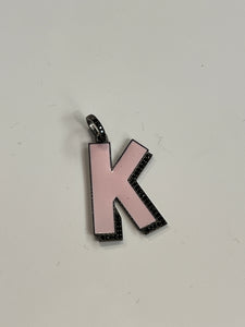 Madison Hayes - Pink Shadow Initial Pendant