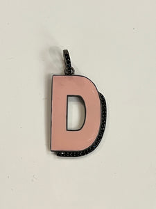 Madison Hayes - Pink Shadow Initial Pendant