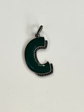 Load image into Gallery viewer, Madison Hayes - Green Shadow Initial Pendant
