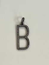 Load image into Gallery viewer, Madison Hayes - Skinny Pave Initial Pendant
