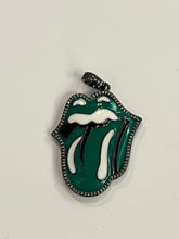 Load image into Gallery viewer, Madison Hayes - Hot Lips with Pave Outline Pendant

