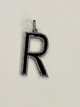 Load image into Gallery viewer, Madison Hayes - Pave Trim Initial Pendant
