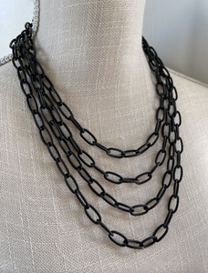 Madison Hayes - Large Paperclip Necklace