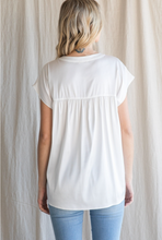 Load image into Gallery viewer, Satin Top with Cap Sleeves
