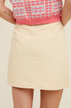 Load image into Gallery viewer, Linen Button Down Mini Skirt
