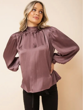 Load image into Gallery viewer, High Neck Woven Blouse
