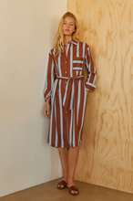 Load image into Gallery viewer, Bold Stripe Cotton Dress
