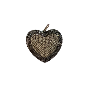 Madison Hayes - Blinged Out Pave Heart Pendant
