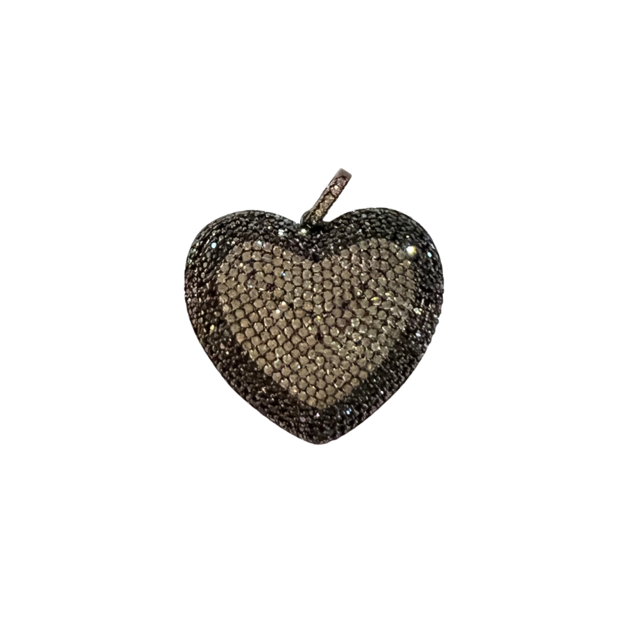 Madison Hayes - Blinged Out Pave Heart Pendant