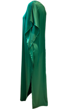 Load image into Gallery viewer, One Shoulder Satin Maxi Dress
