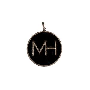 Madison Hayes - MH Pave Logo Pendant